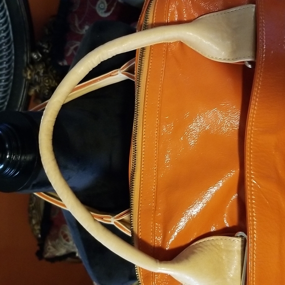 SEE BY CHLOE PATENT LEATHER TOTE BAG - Picture 5 of 9